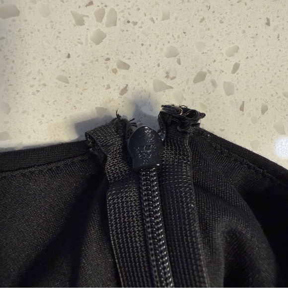 LOFT Black Sleeveless Fit and Flare Dress with Back Cutout Women’s 4 - Picture 9 of 9